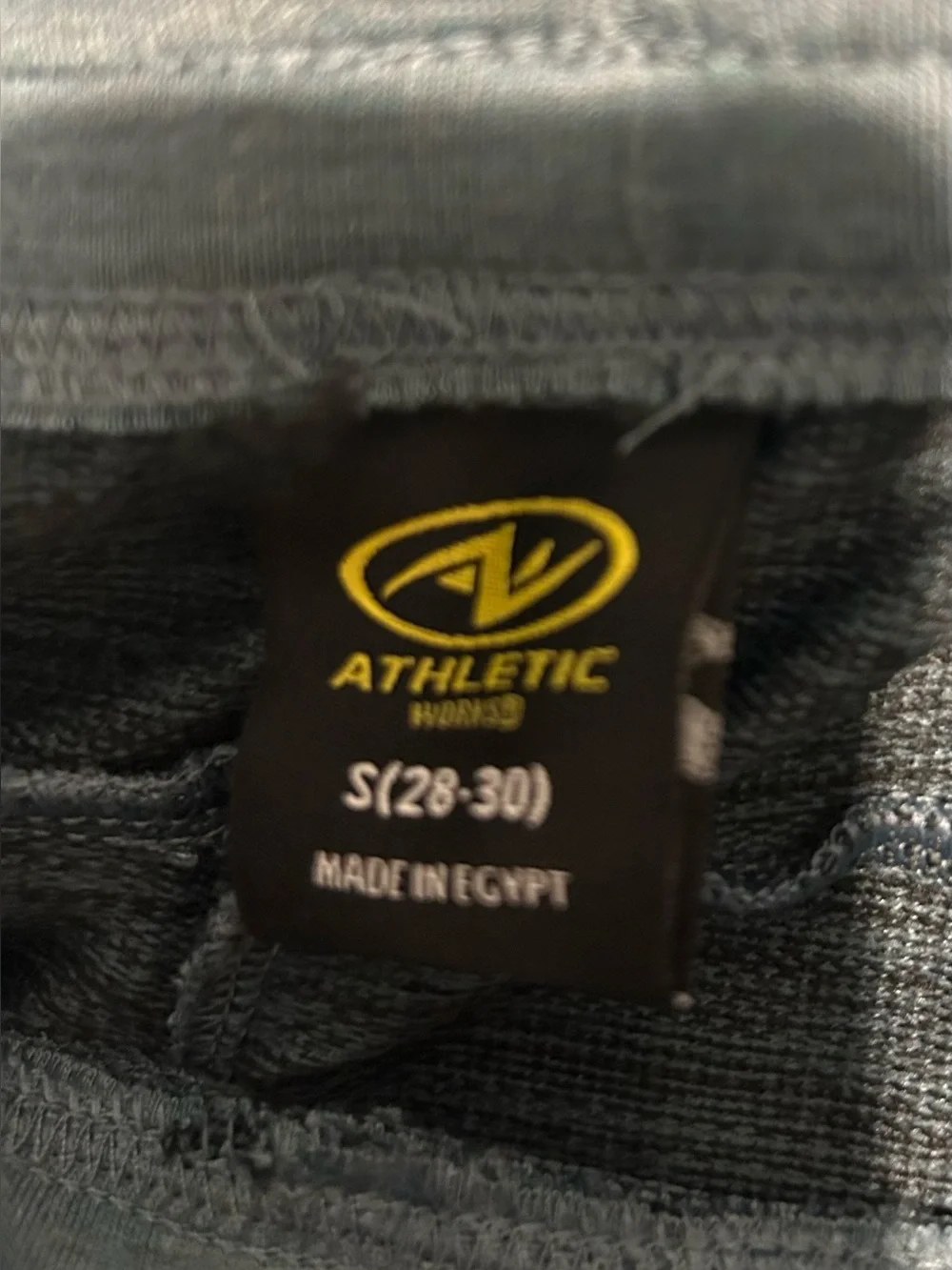 Athletic Works Dark Gray Heather Tee with Yellow Logo Tag